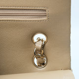Chanel Double Flap Medium Dark Beige GHW - (BRANDNEW)