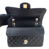 Chanel Double Flap Small Black Caviar GHW - (MICROCHIP)