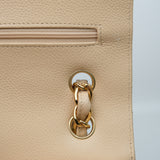 Chanel Double Flap Jumbo Beige Claire GHW - s14