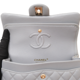 HOLD | Chanel Double Flap Small Dove Gray GHW - s29