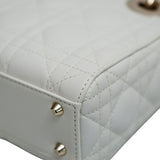 Lady Dior Mini White GHW