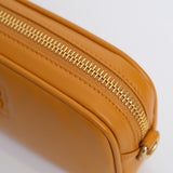 Miu Miu Leather Pouch Pomegranate Yellow
