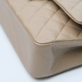 Chanel Double Flap Medium Dark Beige GHW - (MICROCHIP)