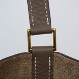 Hermes Picotin 22 Etoupe GHW - D