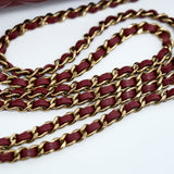 Chanel Extra Mini Rec Lambskin Burgundy GHW - (MICROCHIP)