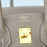 Hermes Birkin 25 Etoupe GHW - U
