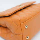 Chanel Coco Handle Caramel Small - (MICROCHIP)