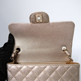 Chanel Flap Metallic Gold GHW - s30