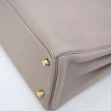Hermes Kelly 28 Tourterelle GHW