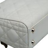 Lady Dior Mini White GHW