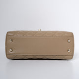 Chanel Coco Handle Small Dark Beige GHW - (MICROCHIP)