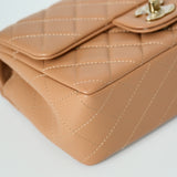 Chanel Mini Rectangle Caramel