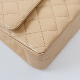 Chanel Double Flap Medium Beige -s16