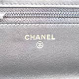 Chanel WOC Black Letres Top Handle GHW - (MICROCHIP)