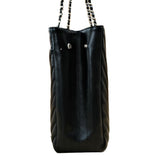 Chanel Chevron Timeless Tote Caviar SHW -s22