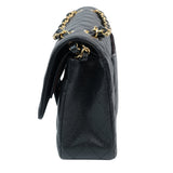 Chanel Double Flap Medium Black - (MICROCHIP)