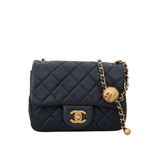 Chanel Mini Square Blue Pearl Crush GHW - s29