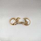 Chanel Vintage Single Flap White Caviar GHW -s12