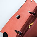 Hermes Herbag 31 Zip Rouge H