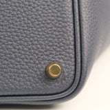 Hermes Picotin 18 Bleu Nuit GHW  -Y