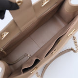 Chanel Timeless Tote Dark Beige GHW