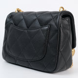 Chanel Mini Square Sweetheart Caviar Flap