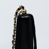 Chanel Seasonal Flap with Clear Pearls