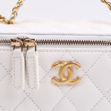 Chanel Vanity Caviar Lettres Top Handle