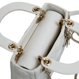 Lady Dior Mini White GHW