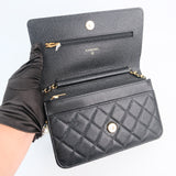 Chanel Wallet on Chain (WOC) BLack Caviar -s29