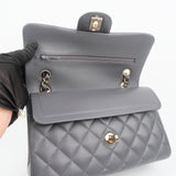 HOLD | Chanel Double Flap Small Dark Gray - (MICROCHIP)