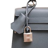 Hermes Kelly 25 Sellier Gris Misty PHW - W