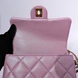 HOLD | Chanel My Perfect Mini Pink Iridescent AGHW - (MICROCHIP)