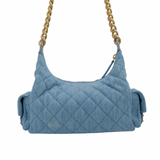 Chanel 25C Small Hobo Denim GHW - (MICROCHIP)