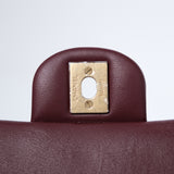 Chanel Mini Rec Top Handle Burgundy GHW - (MICROCHIP)