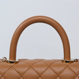 Chanel Coco Handle Caramel GHW -s31