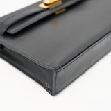 Hermes Kelly Elan Noir Chevre GHW - B