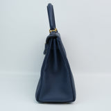 HOLD | Hermes Kelly 25 Blue Nuit GHW - W