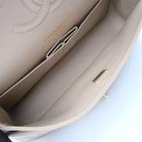Chanel Double Flap Medium Dark Beige GHW - (MICROCHIP)