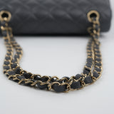 HOLD | Chanel Double Flap Small Dark Gray - (MICROCHIP)