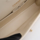 Chanel Double Flap Medium Cream -s29