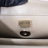 Chanel Coco Handle Small Dark Beige GHW - (MICROCHIP)