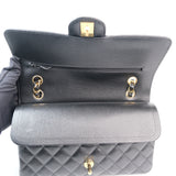 Chanel Double Flap Medium Black GHW - (MICROCHIP)