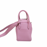 Hermes Mini Lindy Mauve Sylvestre PHW - U