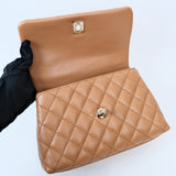 Chanel Coco Handle Caramel GHW -s31