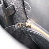 Hermes Kelly 25 Sellier Epsom Noir GHW - U