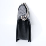 Chanel Le Boy Old Medium Black RHW - s28