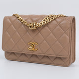 Chanel WOC Coco Crush Dark Beige - (MICROCHIP)