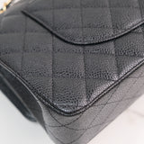 HOLD | Chanel Double Flap Medium Black GHW - (MICROCHIP)