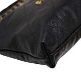 HOLD | Chanel 22 Medium Caviar Black GHW - (MICROCHIP)